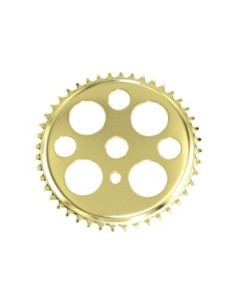 Lucky 7 Steel Chainring 1/2 X 1/8 44t Gold.